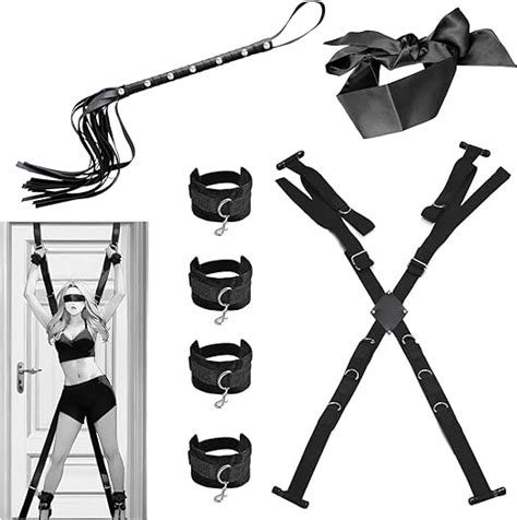 BDSMJOY Bondageset Fessel Set BDSM Set Mit Handschellen Sex Bett