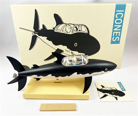 Le Sous Marin Requin De Tintin Statue R Sine Moulinsart Collection