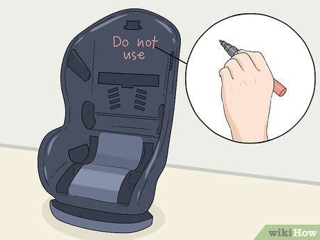 how to dispose of old car seats