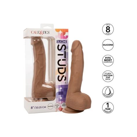 Realistische Dildo Silicone Studs Bruin Kopen Bij Sextoyland