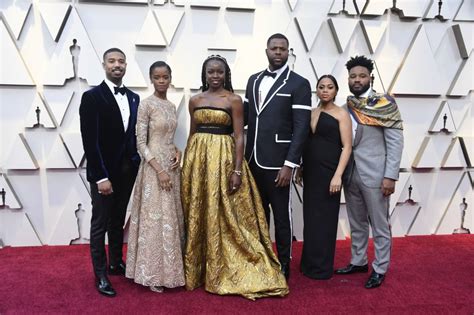 Oscars Black Panther Stars Assemble On Academy Awards Red Carpet