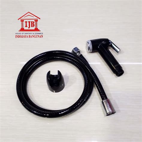 Jet Shower Bidet Toilet Shower Jet Washer Hitam Chrome Putih Lazada