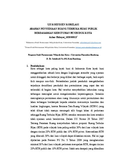 Top PDF Perhitungan Koefisien Determinasi Dan Koefisien Korelasi Ganda