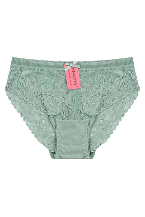 PEACH Lace Cotton Bikini HL003 12 PC