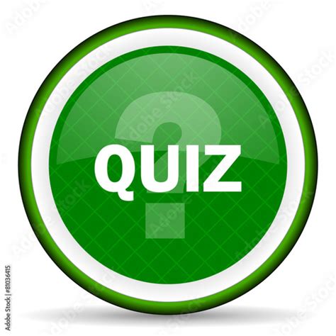 Quiz Green Icon Stock Photo And Royalty Free Images On Fotolia