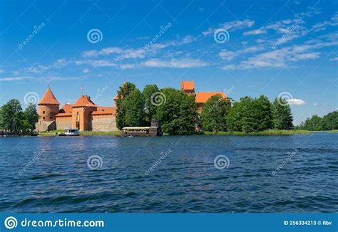 Trakai castle stock image. Image of baltic, ancient - 256334213