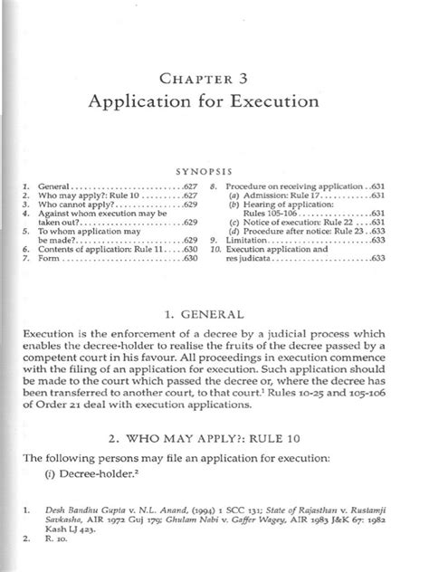 Execution of Decree | PDF