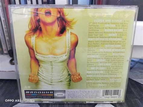 CD Madonna Greatest Hits Vol2 Hobbies Toys Music Media CDs