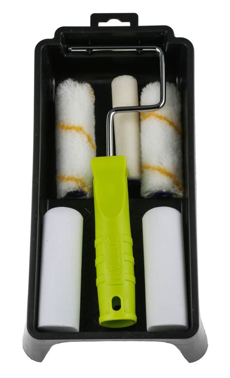 rs pro paint roller  tray kit includes   acrylic roller sleeve