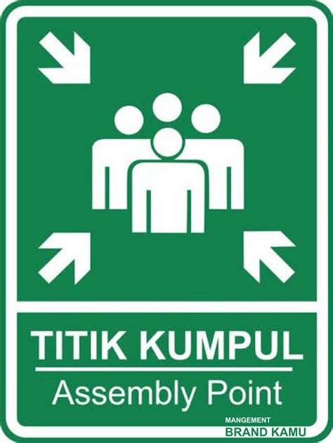 Jual SAFETY SIGN Rambu Titik Kumpul Assembly Point K3 Ukuran 40 X