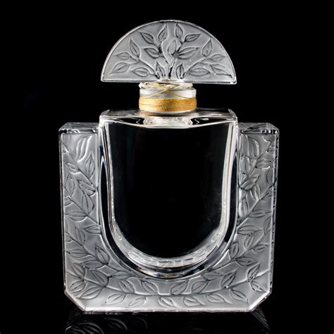 Giant 105 Lalique Glass Factice Perfume Bottle Chevrefeuille Signed Display Ebay