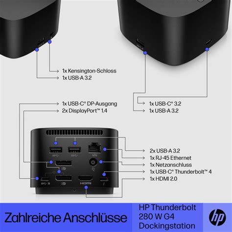 Hp Thunderbolt Dock G4 280w Ab € 198 24 2024 Preisvergleich Geizhals Deutschland