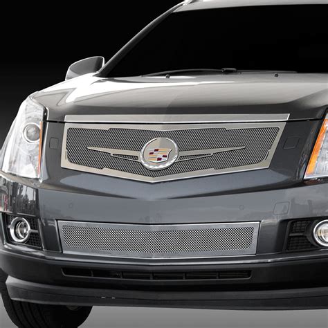 T Rex Cadillac SRX 2010 2014 1 Pc Upper Class Series Polished Mesh