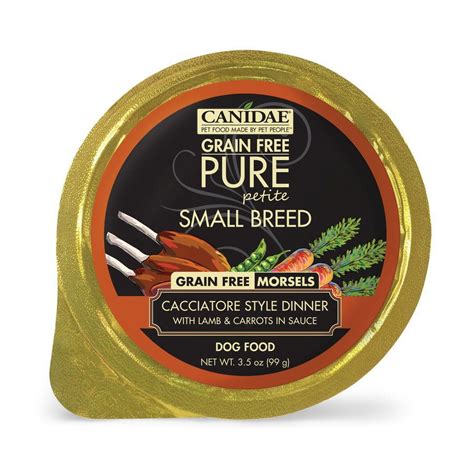 CANIDAE PURE Petite Small Breed Grain-Free Wet Dog Food Morsels w/Lamb