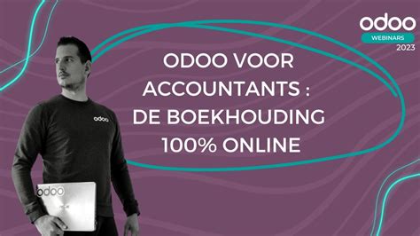 Odoo Voor Accountants De Boekhouding Online Youtube