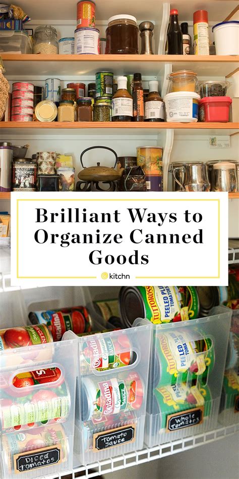 Ideas For Organizing Canned Goods Kitchn