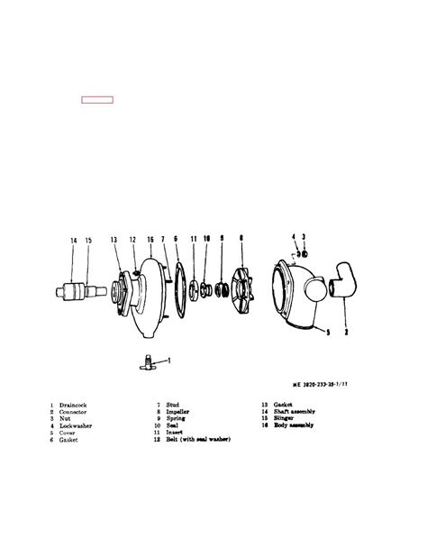 Water Pump Parts Diagram