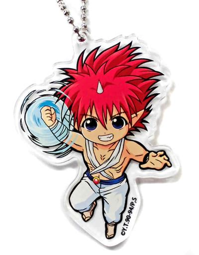 Jin YuYu HAKUSHO AnimePlaza Collaboration Cafe Acrylic Key Holder