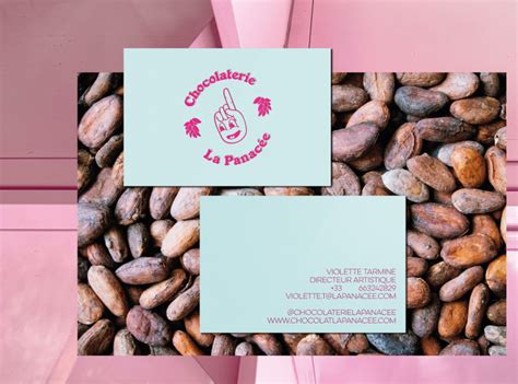 Branding Pour La Chocolaterie La Panac E By Studio Liqueur On Dribbble