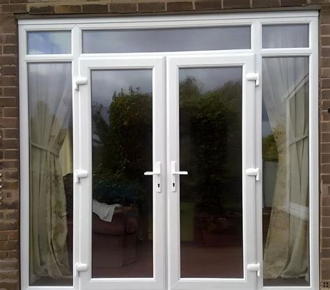 Aluminum Glass Hinged Double Door For Home Thickness 10mm Glass At