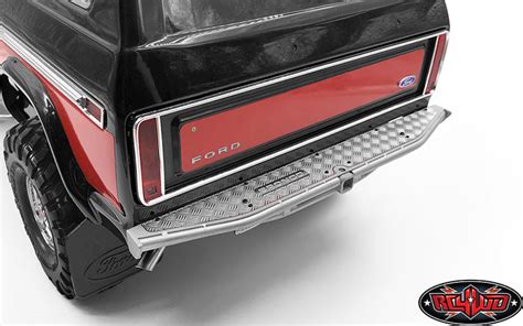 Ks Rear Bumper For Traxxas Trx Bronco Ranger Xlt Silv