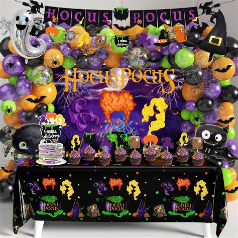 Halloween Hocus Pocus Party Decorations Pack, Hocus Pocus Party ...