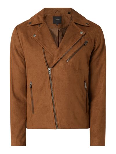 Jack And Jones Jacke Im Biker Look Modell Rocky Cognac Online Kaufen