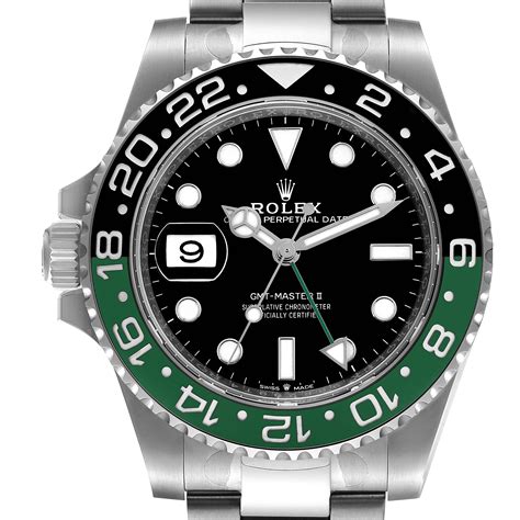 Rolex Gmt Master Ii Sprite Bezel Oyster Steel Mens Watch 126720 Unworn Swisswatchexpo