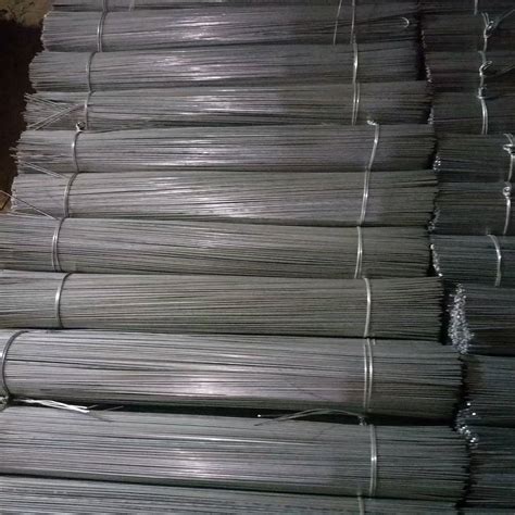 Galvanized Gi Black Annealed Straight Cut Rebar Steel Iron Tie Binding