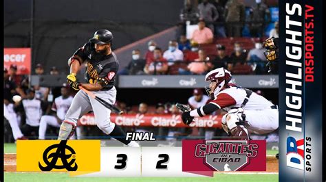 Resumen Águilas Cibaeñas vs Gigantes del Cibao 30 NOV 2021 Serie