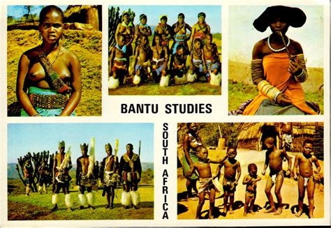 Imn5475 Bantu From Various Tribes In South Africa Types Folklore Ebay