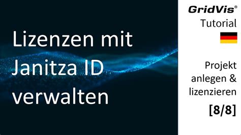 Lizenzen Mit Janitza Id Verwalten Projekt Anlegen Lizenzieren