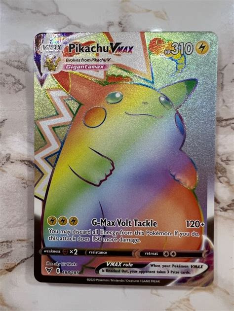 Pokemon Pikachu Vmax Rainbow Kaufen Auf Ricardo