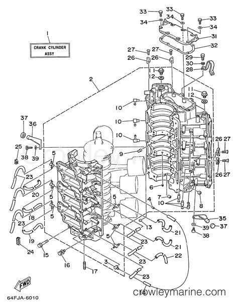 Cylinder Crankcase S L Outboard Hp S Txrx Crowley