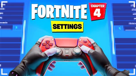 The BEST SETTINGS For CHAPTER 4 Fortnite Settings Sensitivity LINEAR