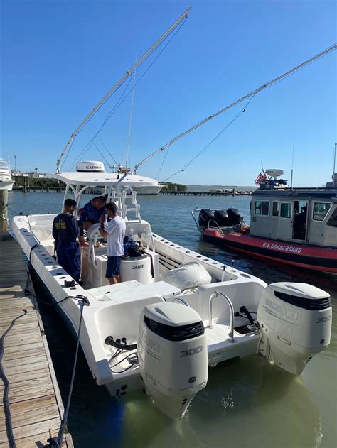 Dvids Images Coast Guard Assists 3 Overdue Boaters Offshore South