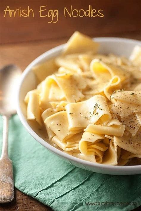 Amish Egg Noodles — Buns In My Oven