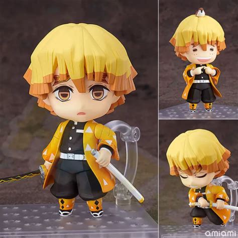 ANIME DEMON SLAYER Kimetsu No Yaiba Zenitsu Agatsuma Figure Model 10cm