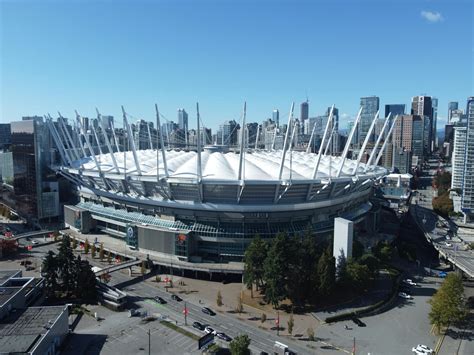 Vista Aérea Del Estadio Bc Place En VancouverFoto de stock gratuita