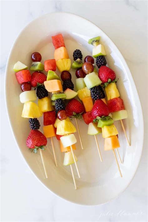 Fun and Festive Fresh Fruit Skewers | Julie Blanner