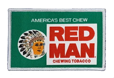 VINTAGE STYLE RED MAN CHEWING TOBACCO PATCH – ABC PATCHES