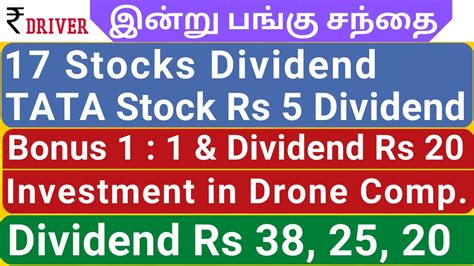 Tata Stock News Today Share Market News Tamil Pangu Sandhai News