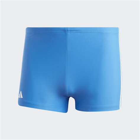 Clothing Classic 3 Stripes Swim Boxers Blue Adidas South Africa