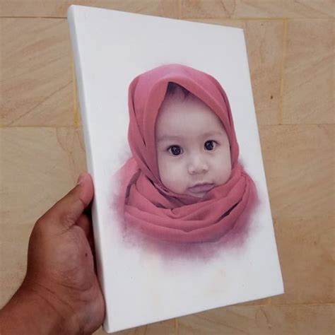 Jual Cetak Foto Kanvas Canvas X Bingkai Kayu Frameless Kab