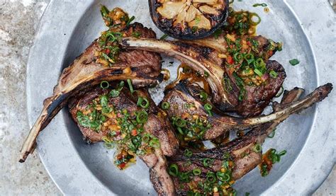 Chargrilled Lamb Cutlets With Chermoula Recipe