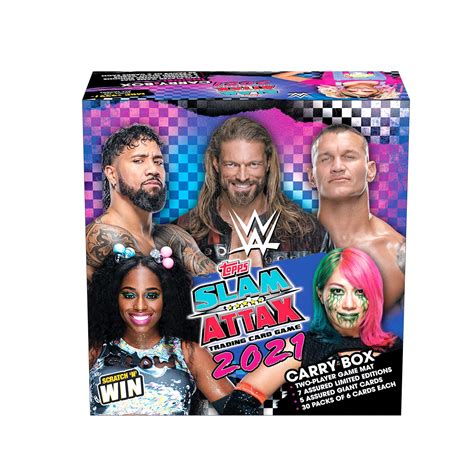 Buy Topps Wwe Slam Attax Edition Carry Box I Wwe Cards Wwe