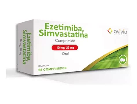 Avivia Ezetimiba Simvastatina 10mg 20mg Oral 28 Comprimidos