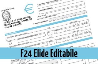 Compilazione F24 Elementi Identificativi Locazione SCARICARE MODELLO