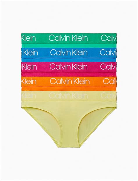 Calvin Klein Pride Logo Stretch 5 Pack Bikini Bottom