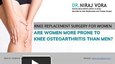 PPT Knee Replacement Surgery For Women Are Women More Prone To Knee